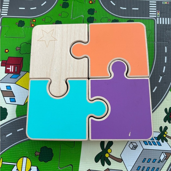 Chunky Wooden Jigsaw Puzzle - Picture 3 of 3